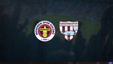Menemenspor - Bandırmaspor maçı ne zaman, saat kaçta ve hangi kanalda canlı yayınlanacak? | TFF 1. Lig