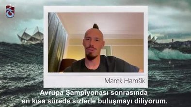 Trabzonspor'un yeni transferi Marek Hamsik'ten mesaj var!