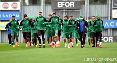 Bursaspor’da Kayserispor maçı hazırlıkları sürüyor