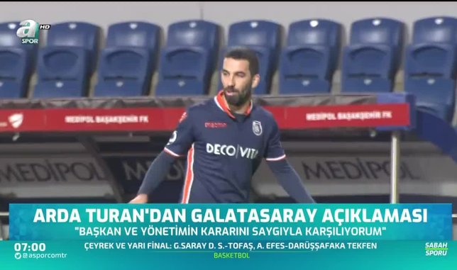 Arda Turan'dan Galatasaray açıklaması