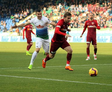 Çaykur Rizespor - Kayserispor maçından kareler...