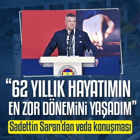 Sadettin Saran’dan Fenerbahçe’ye veda!