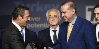 Cumhurbaşkanı Erdoğan'dan Ali Koç'a tebrik telefonu