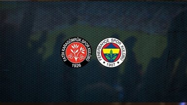 Karagümrük Fenerbahçe maçı CANLI | Fenerbahçe'de Mesut Özil ilk kez 11'de!