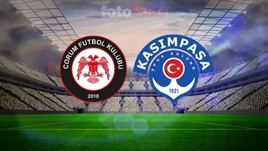 Arca Çorum FK - Kasımpaşa maçı CANLI | Trendyol Süper Lig CANLI MAÇ