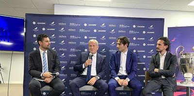 TFF heyeti Londra'da 2020 UEFA Şampiyonlar Ligi finalinin sunumunu yaptı