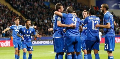 Juventus win 2-0 in Monaco