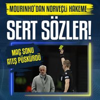 Mourinho'dan VAR hakemine sitem!