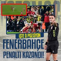 F.Bahçe penaltı kazandı! İşte o pozisyon