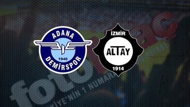 Adana Demirspor - Altay maçı CANLI İZLE