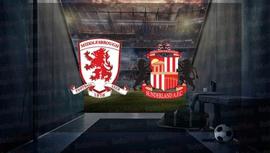 Middlesbrough - Sunderland maçı ne zaman, saat kaçta ve hangi kanalda canlı yayınlanacak? | İngiltere Championship