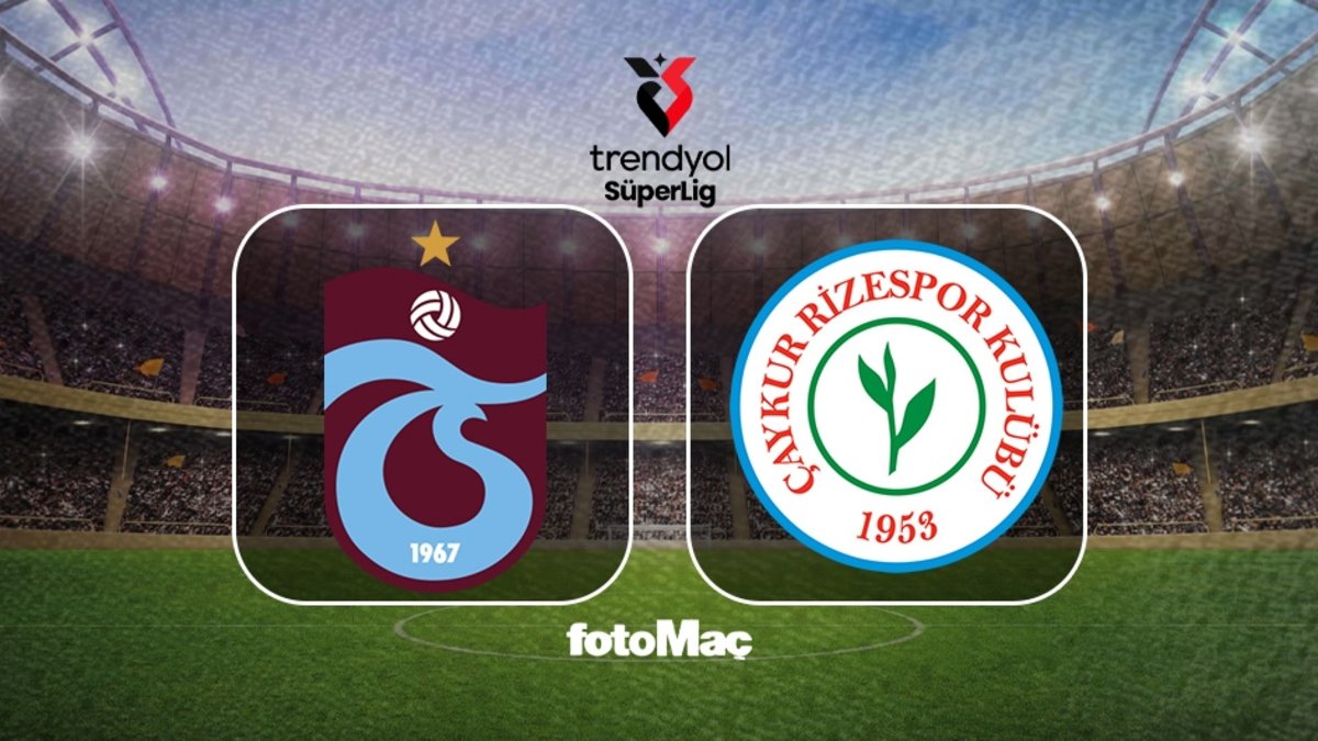 Trabzonspor - Çaykur Rizespor maçı ne zaman, saat kaçta, hangi kanalda?