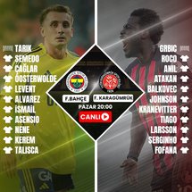 <p>Trendyol Süper Lig 9. hafta mücadelesinde Fenerbahçe, Mısırlı.com.tr Fatih Karagümrük'ü ağırlıyor. Milli ara sonrası galibiyet alarak lige devam etmek isteyen sarı-lacivertliler, Galatasaray'ın kazandığı haftada hata yapmak istemiyor.</p>
<p>Öte yandan, 3 puanla ligde son sırada bulunan Fatih Karagümrük, zorlu deplasmanda puanlarla dönmek için sahaya çıkıyor.</p>
<p><strong>İŞTE MAÇIN 11'LERİ:</strong></p>
<p><strong>Fenerbahçe: </strong>Tarık, Semedo, Çağlar, Oosterwolde, Levent, İsmail, Alvarez, Nene, Asensio, Kerem, Talisca.</p>
<p><strong>Mısırlı.com.tr Fatih Karagümrük: </strong>Grbic, Atakan, Roco, Anıl, Balkovec, Johnson, Kranevitter, Serginho, Tiago, Larsson, Fofana.</p>
<p><strong><span style="background-color:#FFCC00">Fenerbahçe-Mısırlı.com.tr Fatih Karagümrük mücadelesini haberimizden canlı olarak takip edebilirsiniz...</span></strong></p>
<p><a href="https://www.fotomac.com.tr/canli-skor/fenerbahce-centone_karagumruk_istanbul-maci-61720558" target="_blank"><img alt="" src="https://iftm.tmgrup.com.tr/2025/10/19/fenerbahce-misirlicomtr-fatih-karagumruk-maci-canli-trendyol-super-lig-1760887005096.gif" title="fenerbahce-misirlicomtr-fatih-karagumruk-maci-canli-trendyol-super-lig-1760887005096.gif"></a></p>
<p><strong><span style="background-color:#FFFF00">FENERBAHÇE-FATİH KARAGÜMRÜK MAÇI ARASINDA 17. RANDEVU</span></strong></p>
<p>Fatih Karagümrük, 1 sezonluk 1. Lig macerasının ardından tekrar Süper Lig'de mücadele ederken, Fenerbahçe ile bugüne kadar ligde 16 kez rakip oldu. Söz konusu müsabakalarda sarı-lacivertliler 11 defa sahadan galip ayrılırken, kırmızı-siyahlılar ise 1 kez kazandı. 4 karşılaşma ise berabere sona erdi. Ayrıca Fenerbahçe, rakibine 66 yıldır mağlup olmuyor. Rekabette Fenerbahçe 28, Karagümrük ise 18 kez gol sevinci yaşadı.</p>
<p><strong><span style="background-color:#FFFF00">MILAN SKRINIAR CEZALI</span></strong></p>
<p>Fenerbahçe'nin takım kaptanlarından Milan Skriniar, kart cezası nedeniyle forma giyemiyor. Slovak stoper bu sezon Trabzonspor, Alanyaspor, Antalyaspor ve Samsunspor maçlarında gördüğü sarı kartların ardından cezalı duruma düştü. Skriniar, bu sezon sarı-lacivertlilerin oynadığı tüm resmi maçlarda ilk 11 başlarken hepsinde 90 dakika mücadele etti.</p>
<p><strong><span style="background-color:#FFFF00">FENERBAHÇE'DEN KARAGÜMRÜK'E ÜSTÜNLÜK</span></strong></p>
<p>Fatih Karagümrük'ün 36 yıl sonra yeniden Süper Lig'de yer aldığı 2020-2024 yılları arasında iki ekip 8 maç yaparken, Fenerbahçe söz konusu maçlarda 6 galibiyet aldı. 2 müsabaka ise berabere sonuçlandı. Sarı-lacivertliler, son 4 maçta rakibine puan şansı tanımadı.</p>
<p><strong><span style="background-color:#FFFF00">KARAGÜMRÜK 5 MAÇTIR KAYBEDİYOR</span></strong></p>
<p>Marcel Licka'nın çalıştırdığı Fatih Karagümrük, bu sezon istediği sonuçları alamadı. Ligde ilk 2 maçta yenilgilerle başlayan İstanbul ekibi, 30 Ağustos'ta tek galibiyetini aldığı Antalyaspor karşılaşması sonrası oynadığı 5 lig maçını da kaybetti. Kırmızı-siyahlılar bu sezon henüz 8 haftalık süreçte, Gençlerbirliği'nin ardından 5 maçlık mağlubiyet serisi yaşayan ikinci takım oldu.</p>
<p><strong><span style="background-color:#FFFF00">FENERBAHÇE-KARAGÜMRÜK MAÇI HAKEMİ</span></strong></p>
<p>Fenerbahçe ile Fatih Karagümrük arasında oynanan mücadeleyi hakem Ali Şansalan yönetiyor. Şansalan'ın yardımcılıklarını Anıl Usta ile Samet Çavuş yapıyor. Maçın dördüncü hakemi ise Melih Kurt.</p>
<p>Fenerbahçe - Fatih Karagümrük maçında VAR hakemi olarak Erkan Engin görev yapıyor. AVAR'da ise Hakan Yemişken ve Sinan Dereci oturuyor.<span class="title"></span></p>
<p><strong><span style="background-color:#FFFF00">FENERBAHÇE - FATİH KARAGÜMRÜK MAÇI SAAT KAÇTA, HANGİ KANALDA?</span></strong></p>
<p>Fenerbahçe - Mısırlı.com.tr Fatih Karagümrük maçı <strong>19 Ekim Pazar günü saat 20.00'de</strong> başladı.<strong><span style="color:#FFFFFF"><span style="background-color:#FF0000">beIN Sports 1</span></span></strong> ekranlarından canlı olarak yayınlanıyor.</p>
