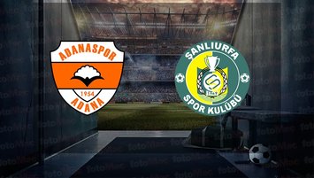 Adanaspor - Şanlıurfaspor maçı saat kaçta?