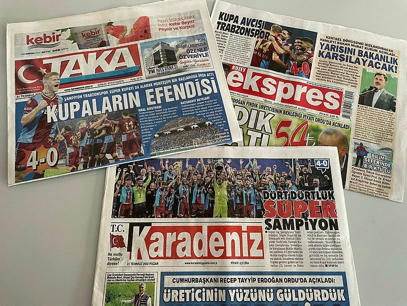 Süper Kupa Trabzonspor'un