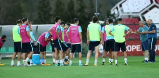 Lucescu ile ilk çalışma yapıldı