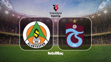 Alanyaspor-Trabzonspor maçı detayları!
