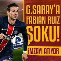 G.Saray'a Fabian Ruiz şoku! İmzayı atıyor