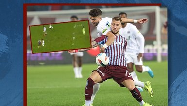 Trabzonspor penaltı kazandı! İşte o pozisyon