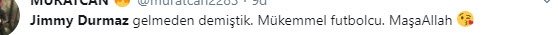 Jimmy Durmaz gösterdiÄi performansla taraftarın beÄenisini topladı