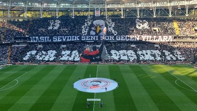 Beşiktaş taraftarlardan Fenerbahçe derbisinde dikkat çeken koreografi!