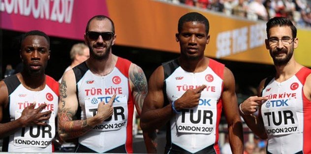 Milli takımımız 4x100 metre bayrak yarışında milli takımımız finale kaldı
