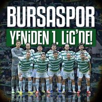 Bursaspor 1. Lig'e yükseldi!