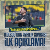 Tedesco'dan ayrılık sonrası ilk açıklama!