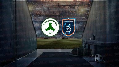 Giresunspor - Başakşehir maçı CANLI