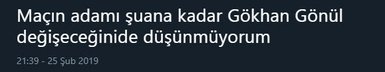 Gökhan Gönül Fenerbahçe’yi yıktı sosyal medya yerinden oynadı!