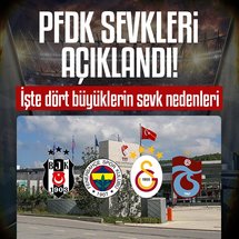 <p>Türkiye Futbol Federasyonu, 13.05.2025 tarihinde Profesyonel Futbol Disiplin Kurulu'na yapılan sevk raporlarını açıkladı. Fenerbahçe ve Galatasaray, çirkin ve kötü tezahürat nedeniyle PFDK'ya sevk edilirken Trabzonspor çirkin ve kötü tezahürat/saha olayları, Beşiktaş ise talimatlara aykırı hareket nedeniyle sevk edildi.</p>

<p><strong>İŞTE TFF'NİN AÇIKLAMASI</strong></p>

<p>Hukuk Müşavirliği'nce 13.05.2025 tarihinde Profesyonel Futbol Disiplin Kurulu'na yapılan sevk raporları aşağıda belirtilmiştir.</p>

<p>1- RAMS BAŞAKŞEHİR FUTBOL KULÜBÜ'nün 09.05.2025 tarihinde oynanan RAMS BAŞAKŞEHİR FUTBOL KULÜBÜ-FENERBAHÇE A.Ş. Trendyol Süper Lig Şamil Ekinci Sezonu müsabakasındaki "çirkin ve kötü tezahüratı" nedeniyle Futbol Disiplin Talimatı'nın 53. maddesi uyarınca PFDK'ya sevkine,</p>

<p>RAMS BAŞAKŞEHİR FUTBOL KULÜBÜ Başkanı GÖKSEL GÜMÜŞDAĞ'ın müsabaka sonrası medya mensuplarına yapmış olduğu beyanlarında yer alan "futbolun itibarını zedelemeye yönelik açıklamalar" nedeniyle Futbol Disiplin Talimatı'nın 38. maddesi uyarınca tedbirsiz olarak PFDK'ya sevkine,</p>

<p>RAMS BAŞAKŞEHİR FUTBOL KULÜBÜ idarecisi MURAT YAMAN'ın aynı müsabakadaki "talimatlara aykırı hareketi" nedeniyle Futbol Disiplin Talimatı'nın 46. maddesi ile Akreditasyon Talimatı'nın 7/1 maddesi uyarınca, "hakareti" nedeniyle Futbol Disiplin Talimatı'nın 41. maddesi uyarınca ve "hakem soyunma odası ve koridorlarındaki hakareti" nedeniyle Futbol Disiplin Talimatı'nın 39. maddesi uyarınca13.05.2025 tarihinden itibaren tedbirli olarak PFDK'ya sevkine karar verilmiştir.</p>

<p>2- FENERBAHÇE A.Ş. Kulübü'nün 09.05.2025 tarihinde oynanan RAMS BAŞAKŞEHİR FUTBOL KULÜBÜ-FENERBAHÇE A.Ş. Trendyol Süper Lig Şamil Ekinci Sezonu müsabakasındaki "çirkin ve kötü tezahüratı" nedeniyle Futbol Disiplin Talimatı'nın 53. maddesi uyarınca PFDK'ya sevkine karar verilmiştir.</p>

<p>3- GAZİANTEP FUTBOL KULÜBÜ A.Ş.'nin 09.05.2025 tarihinde oynanan GAZİANTEP FUTBOL KULÜBÜ A.Ş.-CORENDON ALANYASPOR Trendyol Süper Lig Şamil Ekinci Sezonu müsabakasındaki "talimatlara aykırı hareketi" nedeniyle Futbol Disiplin Talimatı'nın 46. maddesi ile Sportif Ekipman Talimatı'nın 22/1 maddesi uyarınca PFDK'ya sevkine,</p>

<p>GAZİANTEP FUTBOL KULÜBÜ A.Ş. Kulübü futbolcusu BRUNO VIANA WILLEMEM DA SILVA'nın aynı müsabakadaki "kural dışı hareketi" nedeniyle Futbol Disiplin Talimatı'nın 43. maddesi uyarınca10.05.2025 tarihinden itibaren tedbirli olarak PFDK'ya sevkine karar verilmiştir.</p>

<p>4- KASIMPAŞA A.Ş. Kulübü'nün 10.05.2025 tarihinde oynanan İKAS EYÜPSPOR-KASIMPAŞA A.Ş. Trendyol Süper Lig Şamil Ekinci Sezonu müsabakasındaki "çirkin ve kötü tezahüratı" nedeniyle Futbol Disiplin Talimatı'nın 53. maddesi uyarınca PFDK'ya sevkine karar verilmiştir.</p>

<p>5- TRABZONSPOR A.Ş. Kulübü'nün 10.05.2025 tarihinde oynanan TRABZONSPOR A.Ş.-GALATASARAY A.Ş. Trendyol Süper Lig Şamil Ekinci Sezonu müsabakasındaki "çirkin ve kötü tezahüratı" nedeniyle Futbol Disiplin Talimatı'nın 53. maddesi uyarınca ve "saha olayları" nedeniyle Futbol Disiplin Talimatı'nın 52. maddesi uyarınca PFDK'ya sevkine karar verilmiştir.</p>

<p>6- GALATASARAY A.Ş. Kulübü'nün 10.05.2025 tarihinde oynanan TRABZONSPOR A.Ş.-GALATASARAY A.Ş. Trendyol Süper Lig Şamil Ekinci Sezonu müsabakasındaki "çirkin ve kötü tezahüratı" nedeniyle Futbol Disiplin Talimatı'nın 53. maddesi uyarınca PFDK'ya sevkine,</p>

<p>GALATASARAY A.Ş. Kulübü idarecisi MARUF GÜNEŞ'in aynı müsabakadaki "talimatlara aykırı hareketi" nedeniyle Futbol Disiplin Talimatı'nın 46. maddesi ile Akreditasyon Talimatı'nın 7/1 maddesi uyarınca tedbirsiz olarak PFDK'ya sevkine,</p>

<p>GALATASARAY A.Ş. Kulübü idarecisi ABDULLAH KAVUKÇU'nun aynı müsabakadaki "talimatlara aykırı hareketi" nedeniyle Futbol Disiplin Talimatı'nın 46. maddesi ile Akreditasyon Talimatı'nın 7/1 maddesi uyarınca tedbirsiz olarak PFDK'ya sevkine,</p>

<p>GALATASARAY A.Ş. Kulübü idarecisi İBRAHİM HATİPOĞLU'nun aynı müsabakadaki "talimatlara aykırı hareketi" nedeniyle Futbol Disiplin Talimatı'nın 46. maddesi ile Akreditasyon Talimatı'nın 7/1 maddesi uyarınca tedbirsiz olarak PFDK'ya sevkine,</p>

<p>GALATASARAY A.Ş. Kulübü idarecisi AYHAN AKMAN'ın aynı müsabakadaki "talimatlara aykırı hareketi" nedeniyle Futbol Disiplin Talimatı'nın 46. maddesi ile Akreditasyon Talimatı'nın 7/1 maddesi uyarınca tedbirsiz olarak PFDK'ya sevkine karar verilmiştir.</p>

<p>7- NET GLOBAL SİVASSPOR Kulübü'nün 11.05.2025 tarihinde oynanan NET GLOBAL SİVASSPOR-SİPAY BODRUM FK Trendyol Süper Lig Şamil Ekinci Sezonu müsabakasındaki "saha olayları" nedeniyle Futbol Disiplin Talimatı'nın 52. maddesi uyarınca ve "çirkin ve kötü tezahüratı" nedeniyle Futbol Disiplin Talimatı'nın 53. maddesi uyarınca PFDK'ya sevkine karar verilmiştir.</p>

<p>8- BEŞİKTAŞ A.Ş. Kulübü'nün 11.05.2025 tarihinde oynanan BEŞİKTAŞ A.Ş.-ADANA DEMİRSPOR A.Ş. Trendyol Süper Lig Şamil Ekinci Sezonu müsabakasındaki "talimatlara aykırı hareketi" nedeniyle Futbol Disiplin Talimatı'nın 46. maddesi ile Sportif Ekipman Talimatı'nın 22/1 maddesi uyarınca PFDK'ya sevkine karar verilmiştir.</p>

<p>9- GÖZTEPE A.Ş. Kulübü idarecisi ALİ DÖNMEZ'in 11.05.2025 tarihinde oynanan GÖZTEPE A.Ş.-ATAKAŞ HATAYSPOR Trendyol Süper Lig Şamil Ekinci Sezonu müsabakasındaki "sportmenliğe aykırı hareketi" nedeniyle Futbol Disiplin Talimatı'nın 36. maddesi uyarınca 12.05.2025 tarihinden itibaren tedbirli olarak PFDK'ya sevkine karar verilmiştir.</p>

<p>10- ATAKAŞ HATAYSPOR Kulübü futbolcusu SERGIO CARLOS STRANDBERG'in 11.05.2025 tarihinde oynanan GÖZTEPE A.Ş.-ATAKAŞ HATAYSPOR Trendyol Süper Lig Şamil Ekinci Sezonu müsabakasındaki "sportmenliğe aykırı hareketi" nedeniyle Futbol Disiplin Talimatı'nın 36. maddesi uyarıncave "hakareti" nedeniyle Futbol Disiplin Talimatı'nın 41. maddesi uyarınca 12.05.2025 tarihinden itibaren tedbirli olarak PFDK'ya sevkine,</p>

<p>ATAKAŞ HATAYSPOR Kulübü görevlisi EMRE ASLAN'ın aynı müsabakadaki "sportmenliğe aykırı hareketi" nedeniyle Futbol Disiplin Talimatı'nın 36. maddesi uyarınca 12.05.2025 tarihinden itibaren tedbirli olarak PFDK'ya sevkine karar verilmiştir.</p>

<p>11- BELLONA KAYSERİSPOR Kulübü'nün 12.05.2025 tarihinde oynanan BELLONA KAYSERİSPOR-ONVO ANTALYASPOR Trendyol Süper Lig Şamil Ekinci Sezonu müsabakasındaki "çirkin ve kötü tezahüratı" nedeniyle Futbol Disiplin Talimatı'nın 53. maddesi uyarınca ve "usulsüz seyirci alınması" nedeniyle Futbol Disiplin Talimatı'nın 49. maddesi uyarınca PFDK'ya sevkine karar verilmiştir.</p>

<p>12- ALAGÖZ HOLDİNG IĞDIR FK Kulübü'nün 10.05.2025 tarihinde oynanan SOLWIE ENERGY FATİH KARAGÜMRÜK-ALAGÖZ HOLDİNG IĞDIR FK Trendyol 1. Lig müsabakasındaki "çirkin ve kötü tezahüratı" nedeniyle Futbol Disiplin Talimatı'nın 53. maddesi uyarınca PFDK'ya sevkine karar verilmiştir.</p>

<p>13- SAKARYASPOR A.Ş. Kulübü'nün 10.05.2025 tarihinde oynanan SAKARYASPOR A.Ş.-ESENLER EROKSPOR Trendyol 1. Lig müsabakasındaki "çirkin ve kötü tezahüratı" nedeniyle Futbol Disiplin Talimatı'nın 53. maddesi uyarınca, "saha olayları" nedeniyle Futbol Disiplin Talimatı'nın 52. maddesi uyarınca, "merdiven boşluklarının boş bırakılmaması" nedeniyle Futbol Disiplin Talimatı'nın 49. maddesi uyarınca ve "talimatlara aykırı hareketi" nedeniyle Futbol Disiplin Talimatı'nın 46. maddesi ile Sportif Ekipman Talimatı'nın 22/1 maddesi uyarınca PFDK'ya sevkine karar verilmiştir.</p>

<p>14- KIZILKAYA TARIM ŞANLIURFASPOR Kulübü'nün 10.05.2025 tarihinde oynanan KIZILKAYA TARIM ŞANLIURFASPOR-ERZURUMSPOR FK Trendyol 1. Lig müsabakasındaki "saha olayları" nedeniyle Futbol Disiplin Talimatı'nın 52. maddesi uyarınca ve "talimatlara aykırı hareketi" nedeniyle Futbol Disiplin Talimatı'nın 46. maddesi ile 2024-2025 Sezonu TFF 1. Lig Müsabakaları Statüsü'nün 6/6 ve 6/7 maddeleri uyarınca PFDK'ya sevkine karar verilmiştir.</p>

<p>15- MKE ANKARAGÜCÜ Kulübü'nün 10.05.2025 tarihinde oynanan MKE ANKARAGÜCÜ-AMED SPORTİF FAALİYETLER Trendyol 1. Lig müsabakasındaki "çirkin ve kötü tezahüratı" nedeniyle Futbol Disiplin Talimatı'nın 53. maddesi uyarınca ve "saha olayları" nedeniyle Futbol Disiplin Talimatı'nın 52. maddesi uyarınca PFDK'ya sevkine karar verilmiştir.</p>

<p>16- KOCAELİSPOR Kulübü'nün 11.05.2025 tarihinde oynanan KOCAELİSPOR-EMRE GÖKDEMİR İNŞAAT ANKARA KEÇİÖRENGÜCÜ Trendyol 1. Lig müsabakasındaki "saha olayları" nedeniyle Futbol Disiplin Talimatı'nın 52. maddesi uyarınca PFDK'ya sevkine karar verilmiştir.</p>

<p>17- ARTI DEĞER VAN SPOR FUTBOL KULÜBÜ'nün 12.05.2025 tarihinde oynanan ARTI DEĞER VAN SPOR FUTBOL KULÜBÜ-MOTOLUX 68 AKSARAYSPOR Nesine 2. Lig Play Off müsabakasındaki "saha olayları" nedeniyle Futbol Disiplin Talimatı'nın 52. maddesi uyarınca ve "merdiven boşluklarının boş bırakılmaması" nedeniyle Futbol Disiplin Talimatı'nın 49. maddesi PFDK'ya sevkine karar verilmiştir.</p>

<p>18- SİLİVRİSPOR Kulübü'nün 09.05.2025 tarihinde oynanan SİLİVRİSPOR-ETİ GÜBRE MAZIDAĞI FOSFAT SPOR Nesine 3. Lig Play Off müsabakasındaki "çirkin ve kötü tezahüratı" nedeniyle Futbol Disiplin Talimatı'nın 53. maddesi uyarınca ve "saha olayları" nedeniyle Futbol Disiplin Talimatı'nın 52. maddesi uyarınca PFDK'ya sevkine karar verilmiştir.</p>

<p>19- 52 ORDUSPOR FK Kulübü'nün 09.05.2025 tarihinde oynanan 52 ORDUSPOR FK-KÜÇÜKÇEKMECE SİNOP SPOR KULÜBÜ Nesine 3. Lig Play Off müsabakasındaki "çirkin ve kötü tezahüratı" nedeniyle Futbol Disiplin Talimatı'nın 53. maddesi uyarınca ve "saha olayları" nedeniyle Futbol Disiplin Talimatı'nın 52. maddesi uyarınca PFDK'ya sevkine,</p>

<p>52 ORDUSPOR FK Kulübü teknik sorumlusu CAHİT ERÇEVİK'in aynı müsabakadaki "sportmenliğe aykırı hareketi" nedeniyle Futbol Disiplin Talimatı'nın 36. maddesi uyarınca 10.05.2025 tarihinden itibaren tedbirli olarak PFDK'ya sevkine karar verilmiştir.</p>

<p>20- AKEDAŞ EPSAŞ KAHRAMANMARAŞ İSTİKLAL SPOR Kulübü'nün 09.05.2025 tarihinde oynanan AKEDAŞ EPSAŞ KAHRAMANMARAŞ İSTİKLAL SPOR-KIRIKKALE FK SPOR KULÜBÜ Nesine 3. Lig Play Off müsabakasındaki "çirkin ve kötü tezahüratı" nedeniyle Futbol Disiplin Talimatı'nın 53. maddesi uyarınca, "saha olayları" nedeniyle Futbol Disiplin Talimatı'nın 52. maddesi uyarınca, "merdiven boşluklarının boş bırakılmaması" nedeniyle Futbol Disiplin Talimatı'nın 49. maddesi uyarınca ve "usulsüz seyirci alınması" nedeniyle Futbol Disiplin Talimatı'nın 49. maddesi uyarınca PFDK'ya sevkine,</p>

<p>AKEDAŞ EPSAŞ KAHRAMANMARAŞ İSTİKLAL SPOR Kulübü Başkanı AHMET GAFFAR AKARCA'nın aynı müsabakadaki "talimatlara aykırı hareketi" nedeniyle Futbol Disiplin Talimatı'nın 46. maddesi ile Akreditasyon Talimatı'nın 7/1 maddesi uyarınca tedbirsiz olarak PFDK'ya sevkine karar verilmiştir.</p>

<p>21- KIRIKKALE FK SPOR Kulübü'nün 09.05.2025 tarihinde oynanan AKEDAŞ EPSAŞ KAHRAMANMARAŞ İSTİKLAL SPOR-KIRIKKALE FK SPOR KULÜBÜ Nesine 3. Lig Play Off müsabakasındaki "talimatlara aykırı hareketi" nedeniyle Futbol Disiplin Talimatı'nın 46. maddesi ile Sağlık Ekiplerinin Yapılanmaları ve İşleyişleri Talimatı'nın 5/d maddesi uyarınca ve "6 futbolcusunun sarı kart ve 1 futbolcusunun kırmızı kart görmesi nedeniyle takım halinde sportmenliğe aykırı hareketi" nedeniyle Futbol Disiplin Talimatı'nın 40. maddesi uyarınca PFDK'ya sevkine,</p>

<p>KIRIKKALE FK SPOR Kulübü Başkanı ADNAN DUMAN'ın aynı müsabakadaki "talimatlara aykırı hareketi" nedeniyle Futbol Disiplin Talimatı'nın 46. maddesi ile Akreditasyon Talimatı'nın 7/1 maddesi uyarınca tedbirsiz olarak PFDK'ya sevkine,</p>

<p>KIRIKKALE FK SPOR Kulübü futbolcusu YILDIRAY KOÇAL'ın aynı müsabakadaki "kural dışı hareketi" nedeniyle Futbol Disiplin Talimatı'nın 43. maddesi uyarınca 10.05.2025 tarihinden itibaren tedbirli olarak PFDK'ya sevkine karar verilmiştir.</p>