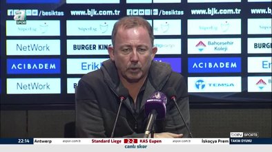 Beşiktaş Başakşehir maçı sonrası Sergen Yalçın: Oynanan oyundan memnunum