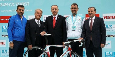 Konya'da Cumhurbaşkanlığı Türkiye Bisiklet Turu heyecanı