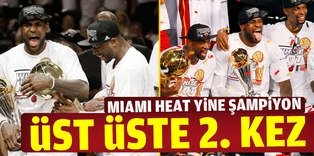 Miami Heat üst üste 2. kez şampiyon
