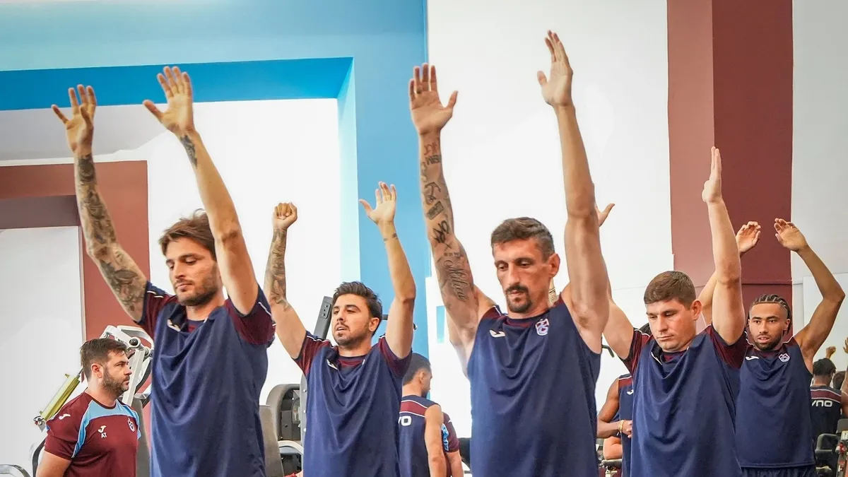 Trabzonspor'un yeni sezon mesaisi sürüyor!