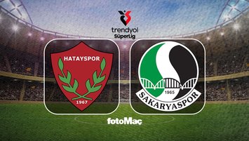 Hatayspor-Sakaryaspor maç bilgileri!