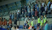 Sağlıkçılar tribünde