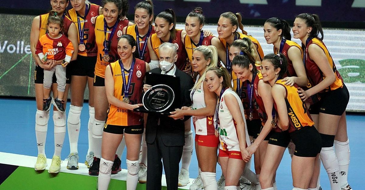 Son Dakika Spor Haberleri Galatasaray Kadin Voleybol Takimi Cev Kupasi Nda Ikinci Oldu Fotomac