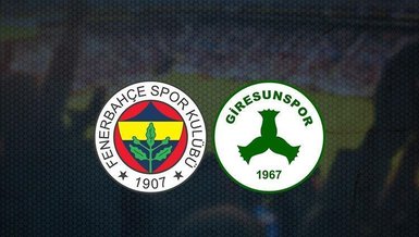 Fenerbahçe - Giresunspor - CANLI | Fenerbahçe - Giresunspor maçı ne zaman? Fenerbahçe maçı saat kaçta ve hangi kanalda canlı yayınlanacak? (FB MAÇI CANLI SKOR)
