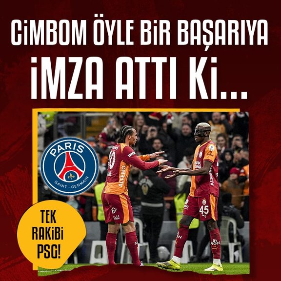Galatasaray’dan dev başarı! Tek rakibi PSG