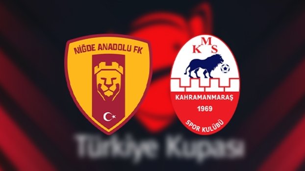 Niğde Anadolu FK - Kahramanmaraş maçı CANLI İZLE | Ziraat Türkiye Kupası maçı canlı | A Spor izle