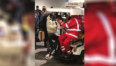 Merih Demiral, Roma maçı sonrası stattan koltuk değnekleriyle ayrıldı