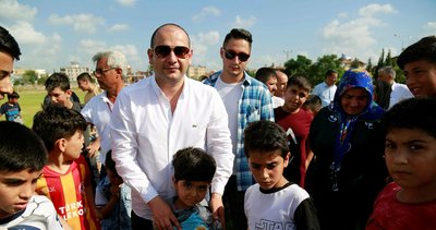 Güneyin çocukları sporla gülüyor