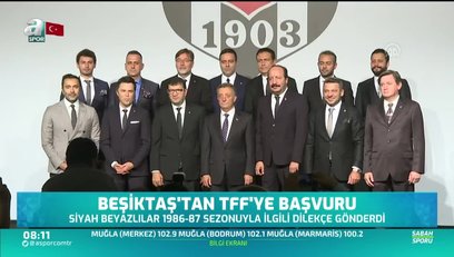 >Beşiktaş'tan TFF'ye başvuru