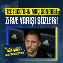 <p>Fenerbahçe Teknik Direktörü Domenico Tedesco, Beşiktaş'a karşı deplasmanda aldıkları 3-2'lik galibiyetin ardından çarpıcı açıklamalarda bulundu. Tedesco, "2 tane bireysel hatadan gol yedik. 2-0 geriye düşmeyi hak etmemiştik. 1-2 pozisyon yakalamıştık. Beşiktaş da güçlü bir takım olarak 2 hatamızdan faydalandı. Böylesine bir ateşli deplasmanda rakip 7 kişi bile olsa oynamak zordur. 3-2 kazandık. Göstermiş olduğumuz mentaliteden memnunum." dedi.</p>

<p>Başarılı çalıştırıcı ayrıca Galatasaray ve Trabzonspor'un puan kaybettiği haftada kazanmaları üzerine kendisine düşüncesi sorulunca "Ben rakipleri umursamıyorum. Onların maçlarını izlemiyorum. Ben sadece Fenerbahçe'ye odaklanıyorum." yanıtını verdi.</p>

<p><strong>"ÇOK FAZLA ISLIK VARDI"</strong></p>

<p>"Atmış olduğumuz her gol önemliydi. Böylesine atmosferde oynamak zor. Çok fazla ıslık vardı. Bu iyi işarettir. Çok ıslıklamaları, topun bizde olması demek. 10 kişi kalmaları zordu. Bizim için de zor olan kafamızı kaybetmedik. Her gol ayrıca değerliydi."</p>
