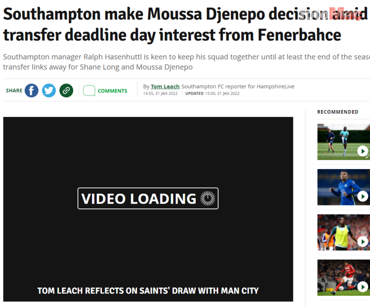 Fenerbahçe'nin gündemindeki Moussa Djenepo için karar verildi
