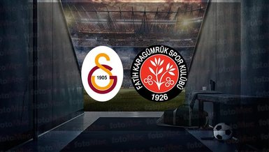 Galatasaray - Fatih Karagümrük MAÇI CANLI İZLE | G.Saray - Karagümrük CANLI