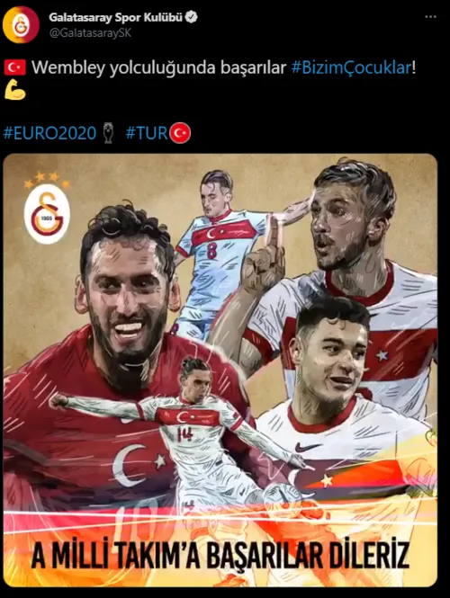 Galatasaray'dan Hakan Çalhanoğlu paylaşımı! Sosyal medyaya damga vurdu - 1