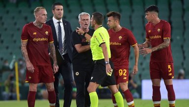 Real Betis Roma: 5-2 | Jose Mourinho maçtan atıldı!