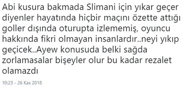 Fenerbahçe taraftarından Islam Slimani tepkisi!